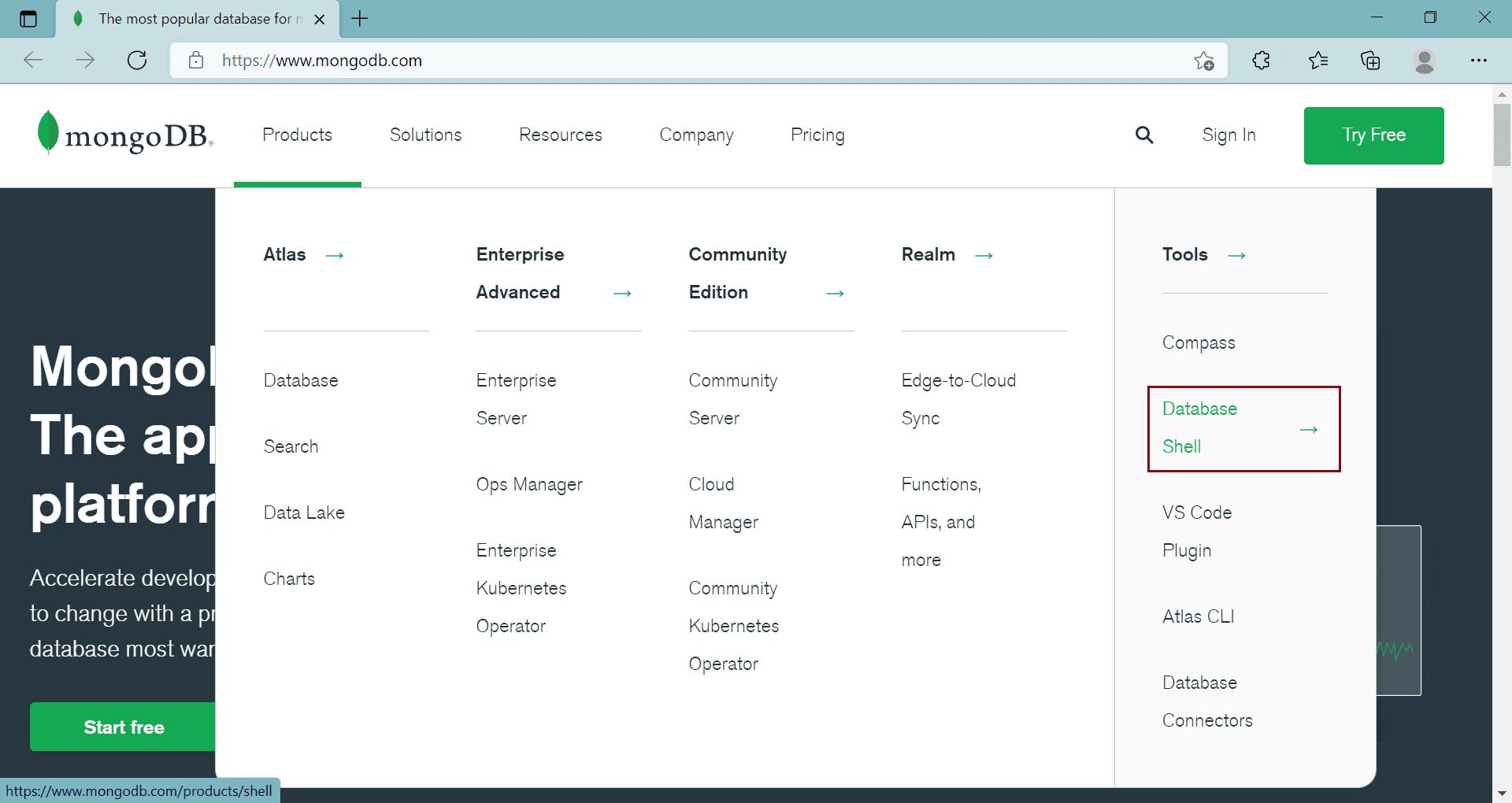 Download New MongoDB Shell