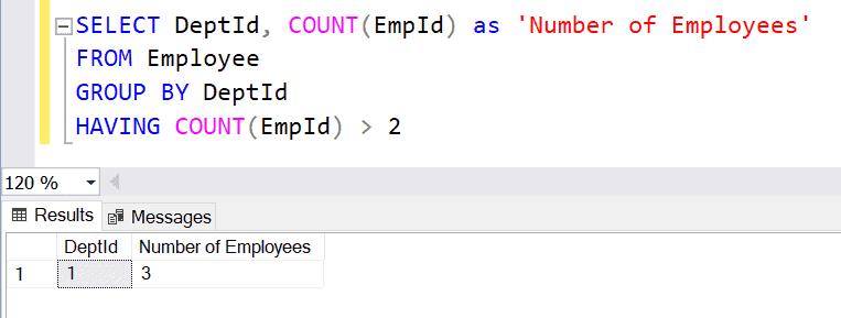 + operator in select query