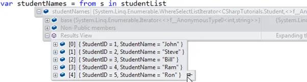 Anonymous Type Intellisense Support in Visual Studio
